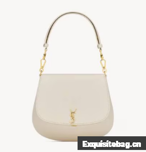 SAINT LAURENT VOLTAIRE TOP HANDLE IN BOX 800846 BLANC VINTAGE