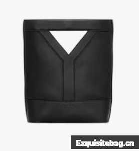 SAINT LAURENT Y SMALL BUCKET IN LEATHER 808224 BLACK