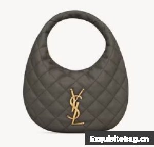 Saint Laurent ICARINO in quilted nappa 851689 URBAN GREY