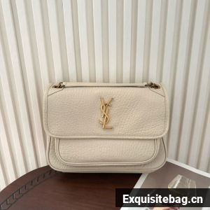 Saint Laurent NIKI small in grained lambskin 828736 BLANC VINTAGE