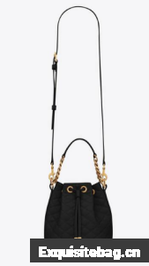 SAINT LAUREN EMMANUELLE SMALL BUCKET BAG IN QUILTED LAMBSKIN 6976401 black