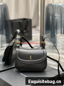 SAINT LAUREN KAIA SMALL SATCHEL IN SMOOTH LEATHER Y662242 black