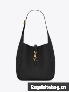 SAINT LAUREN LE 5 A 7 SOFT SMALL IN SMOOTH LEATHER 713938 black