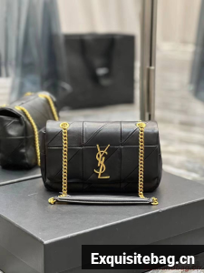 SAINT LAURENT LE 57 HOBO BAG IN QUILTED LAMBSKIN 651820 black