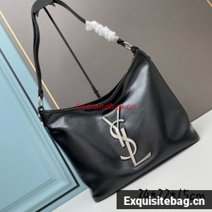 SAINT LAURENT LEATHER BAG 202235 BLACK