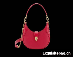 BVLGARI Shoulder Bag Calfskin Leather B281640 red