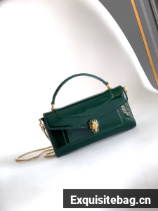 Bvlgari Serpenti Forever leather crossbody bag 289688 Dark green