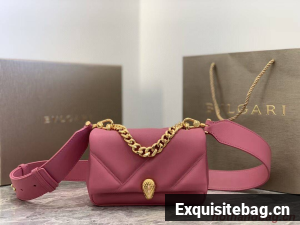 Bvlgari Serpenti Forever leather small crossbody bag B219068 rose