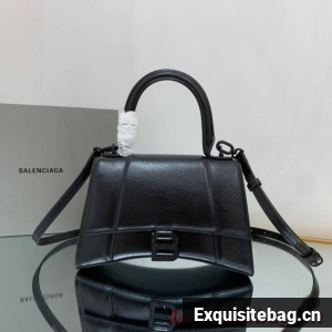 Balenciaga HOURGLASS SMALL TOP HANDLE BAG 592834 black