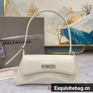 Balenciaga HOURGLASS SMALL TOP HANDLE BAG 6008 white