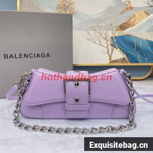 Balenciaga HOURGLASS SMALL TOP HANDLE BAG 6088 purple