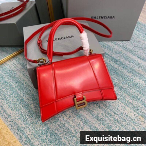 Balenciaga HOURGLASS SMALL TOP HANDLE BAG B108895-1 red 