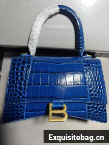 Balenciaga Hourglass XS Top Handle Bag 28331S blue Balenciaga Hourglass XS Top Handle Bag 28331S blue