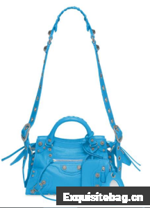 Balenciaga NEO CAGOLE XS HANDBAG 05812 blue Balenciaga NEO CAGOLE XS HANDBAG 05812 blue