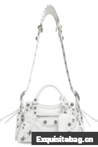 Balenciaga NEO CAGOLE XS HANDBAG 05812 white Balenciaga NEO CAGOLE XS HANDBAG 05812 white