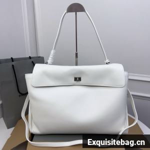 Balenciaga Rodeo Handbag Large smooth calfskin 795459 White Balenciaga Rodeo Handbag Large smooth calfskin 795459 White