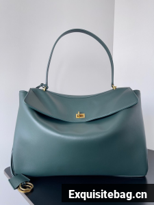 Balenciaga Rodeo Handbag Large smooth calfskin 795459 lake green Balenciaga Rodeo Handbag Large smooth calfskin 795459 lake green