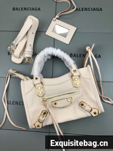 Balenciaga WOMENS NEO CLASSIC HANDBAG 06713 Cream Balenciaga WOMENS NEO CLASSIC HANDBAG 06713 Cream