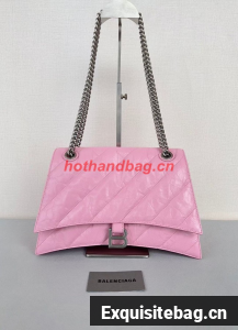 Balenciaga HOURGLASS With Chain 92886 PINK Balenciaga HOURGLASS With Chain 92886 PINK