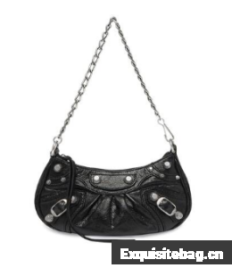 Balenciaga LE CAGOLE MINI PURSE WITH CHAIN 6958141 black Balenciaga LE CAGOLE MINI PURSE WITH CHAIN 6958141 black