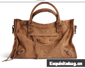 Balenciaga Le City medium suede tote bag 230582 camel Balenciaga Le City medium suede tote bag 230582 camel