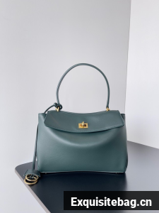 Balenciaga Rodeo Handbag smooth calfskin 795457 lake green Balenciaga Rodeo Handbag smooth calfskin 795457 lake green