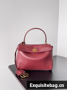Balenciaga Rodeo Mini Handbag smooth calfskin 795456 Burgundy Balenciaga Rodeo Mini Handbag smooth calfskin 795456 Burgundy