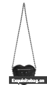 Balenciaga WOMENS LE CAGOLE HEART MINI BAG 27811 BLACK Balenciaga WOMENS LE CAGOLE HEART MINI BAG 27811 BLACK