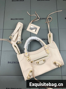 Balenciaga WOMENS NEO CLASSIC HANDBAG 06714 Cream Balenciaga WOMENS NEO CLASSIC HANDBAG 06714 Cream