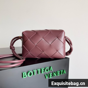 Bottega Veneta Intrecciato Concert Pouch D794258 Cherry