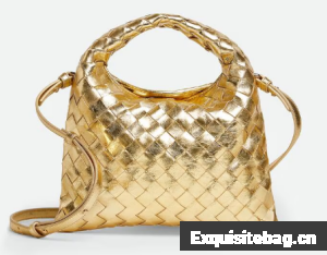 Bottega Veneta Mini Hop 777586 Gold