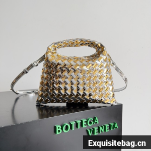 Bottega Veneta Mini Hop 777586 gold&Silver