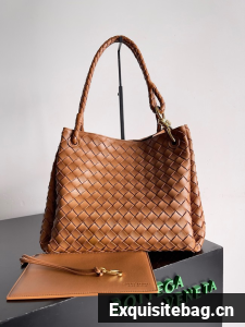 Bottega Veneta Parachute 826212 Natural&Brass finish