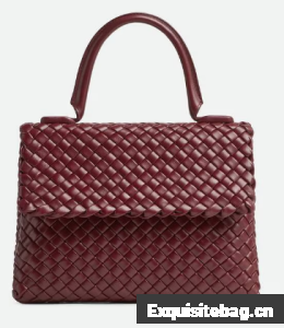 Bottega Veneta Patti Shoulder Bag 776783 Cherry