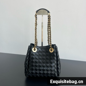 Bottega Veneta Small Parachute Chain 817175 black