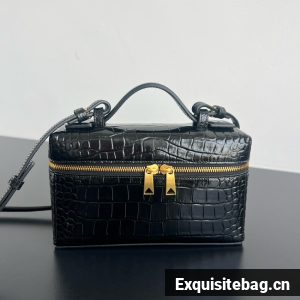 Bottega Veneta Bang Bang Crocodile skin 789109 black Bottega Veneta Bang Bang Crocodile skin 789109 black