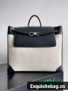 Bottega Veneta Large Andiamo Canvas 786195 black&silver Bottega Veneta Large Andiamo Canvas 786195 black&silver