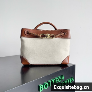 Bottega Veneta Small Andiamo Bag 766014 brown& canvas Bottega Veneta Small Andiamo Bag 766014 brown& canvas