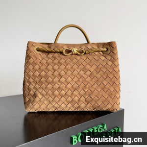 Bottega Veneta Medium Andiamo Suede 766016 brown Bottega Veneta Medium Andiamo Suede 766016 brown