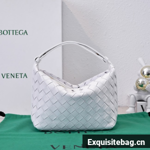 Bottega Veneta Mini Wallace 754443 white Bottega Veneta Mini Wallace 754443 white