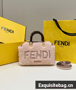 Fendi By The Way Mini Small Boston bag 8BS067 pink