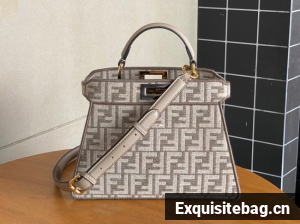 Fendi Peekaboo ISeeU Petite 8BN335 white