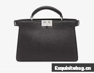 Fendi Peekaboo ISeeU XCross leather bag 7VA582A black