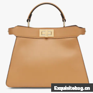 Fendi Peekaboo Iseeu Small leather bag 8BN327A Brown