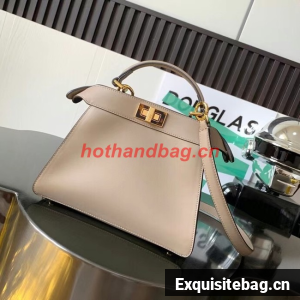 Fendi Peekaboo Iseeu Small leather bag 8BN327A gray
