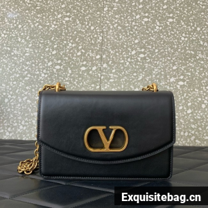 VALENTINO Loco Calf leather bag WB0R16 black