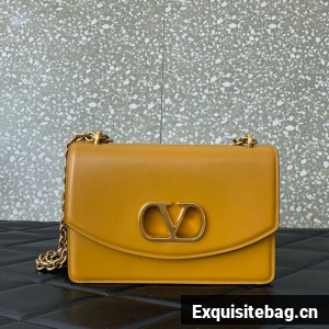 VALENTINO Loco Calf leather bag WB0R16 yellow