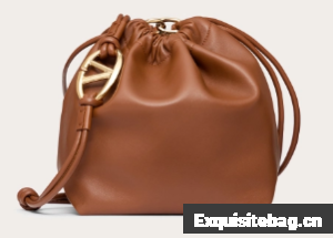 VALENTINO VLOGO POUF Sheepskin WB0N74 brown