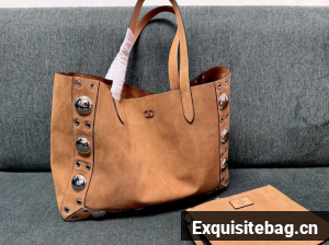 VALENTINO VLOGO velvet Shoulder Bag 3177 tan