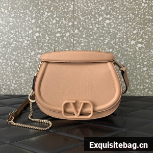 VALENTINO VSLING granular calfskin bag P098 pink